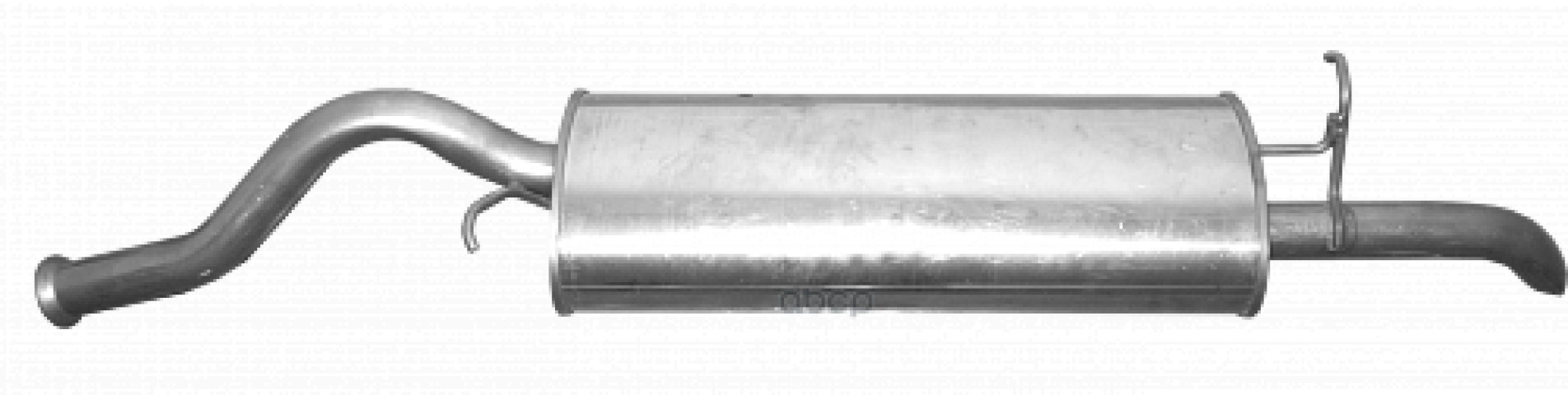 1 949 р. Глушитель Ваз 2190  (2190-1200010) Автоглушитель арт. АК 2190-1200010  с доставкой в г. Кемерово