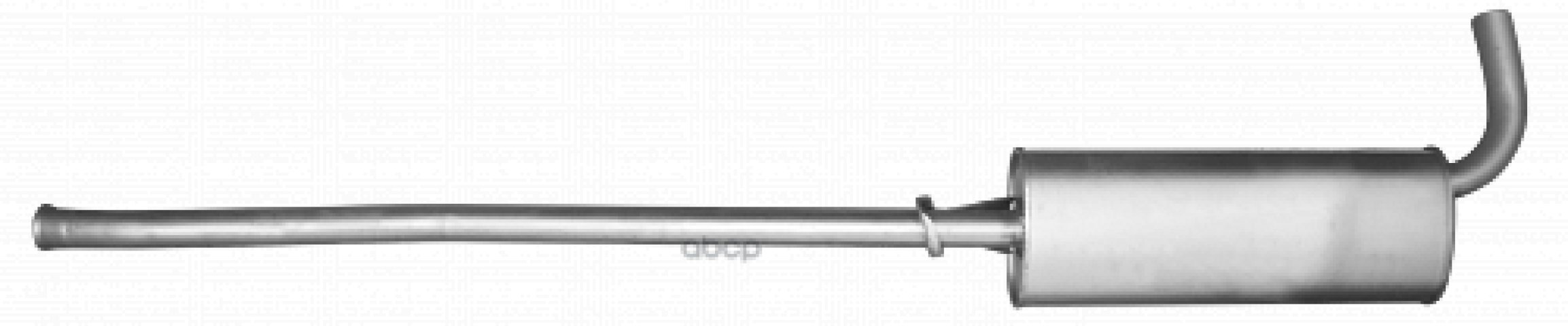 5 349 р. Глушитель Для АМ Газ 3302, Бизнес Дв.умз-4216 Евро 3 Удлиненный  (330202-1201008) Автоглушитель арт. АК 330202-1201008  с доставкой в г. Кемерово