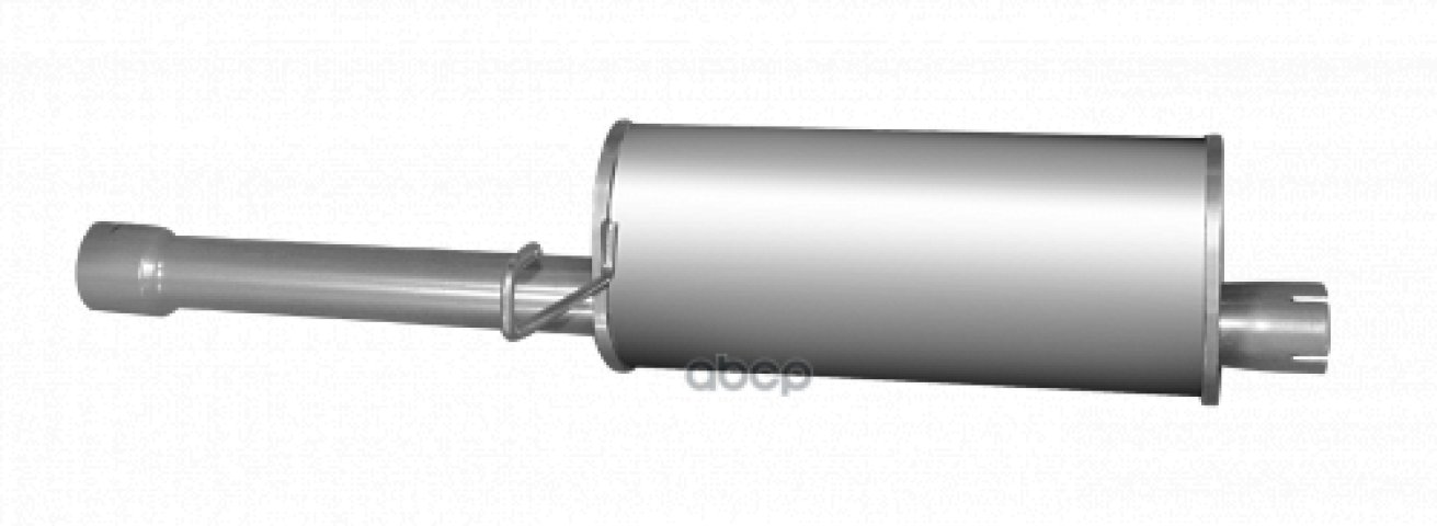 1 649 р. Резонатор Для АМ Газ 3302 Дв.402 Длинный  (3302-1202008) Автоглушитель арт. АК 3302-1202008  с доставкой в г. Кемерово