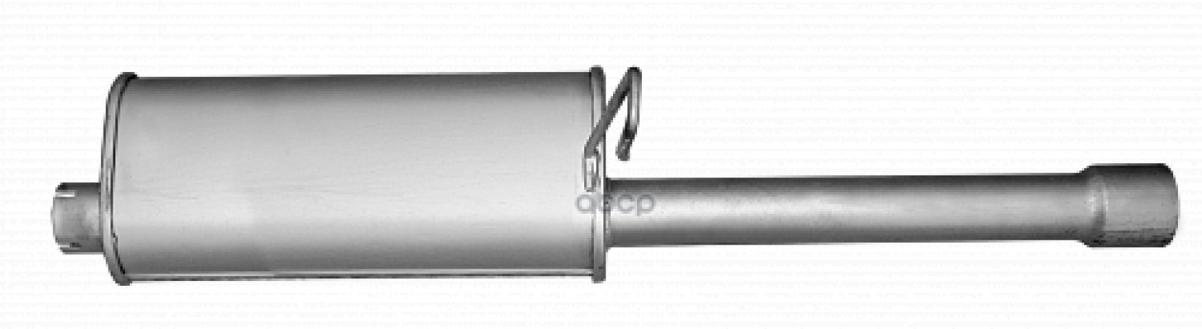 1 649 р. Резонатор Для АМ Газ 3302 Дв.406  (3302-1202008-01) Автоглушитель арт. АК 3302-1202008-01  с доставкой в г. Кемерово