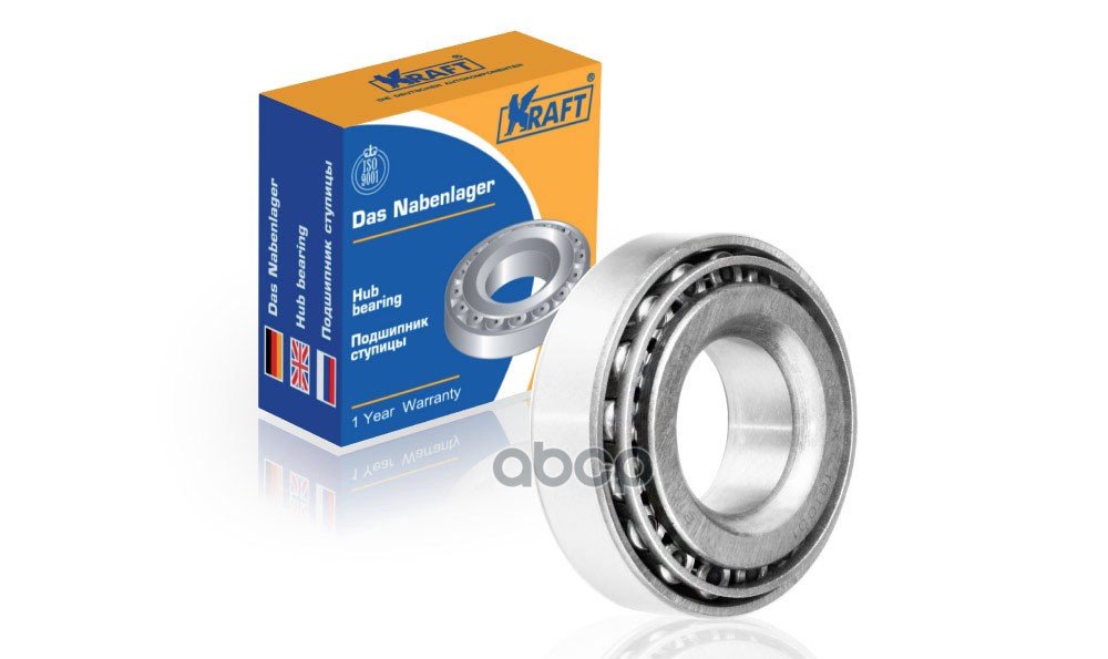 399 р. Подшипник 7804 Ступицы Передней Ваз 2101-07, 1111 Наружный Kraft (Kt 101001) Kraft арт. KT 101001  с доставкой в г. Кемерово