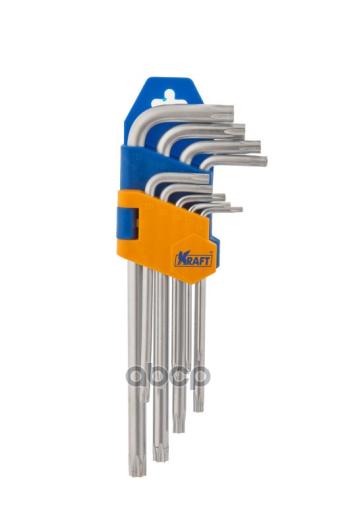 519 р. Набор Ключей Torx 9 Предметов Т10-Т50 Kraft (Kt 700566) Kraft арт. KT 700566  с доставкой в г. Кемерово. Увеличить фотографию 2