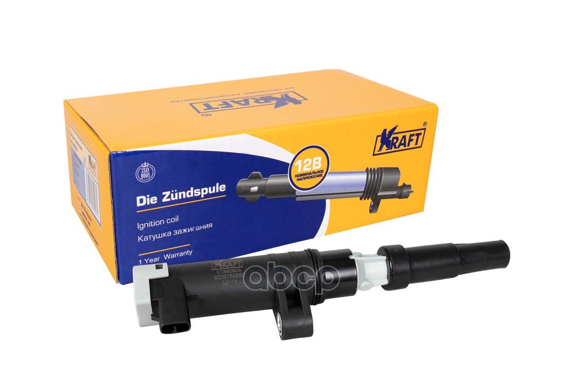 1 669 р. Катушка Зажигания Lada Largus (12-)  Renault Logan (04-)Duster (10-) 1.4I1.6I 16V Kraft Kraft арт. KT 880805  с доставкой в г. Кемерово