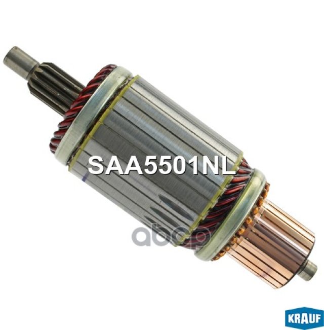 4 559 р. Ротор Стартера Hyundai-D4dbD4ddD4ga 24V5kw L=171Mm Krauf Krauf арт. SAA5501NL  с доставкой в г. Кемерово