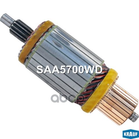 4 129 р. Ротор Стартера Hyundai-D4al 24V5kw L=170Mm Krauf Krauf арт. SAA5700WD  с доставкой в г. Кемерово