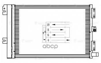 10 849 р. Радиатор Кондиционера Для АМ Газ 3302 Next Luzar (Lrac 0323) LUZAR арт. LRAC 0323  с доставкой в г. Кемерово. Увеличить фотографию 3
