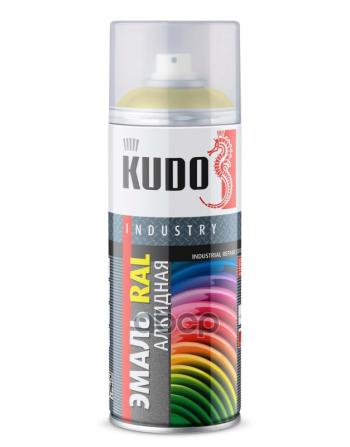 329 р. Краска-Спрей Kudo Универсальная Ral 1018 Желтый Цинк (520 Мл) (Ku-01018) Kudo арт. KU-01018  с доставкой в г. Кемерово. Увеличить фотографию 1