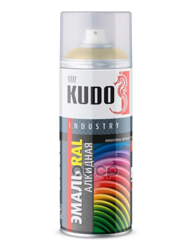 329 р. Краска-Спрей Kudo Универсальная Ral 1021 Рапсово-Желтая (520 Мл) (Ku-01021) Kudo арт. KU-01021  с доставкой в г. Кемерово