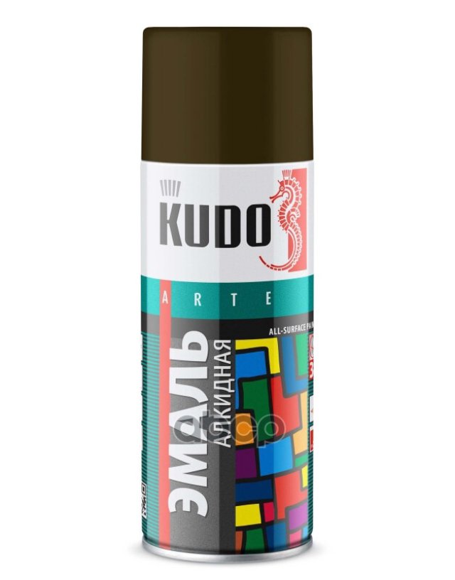 275 р. Краска-Спрей Kudo Универсальная Хаки (520Мл) (Ku-1005) Kudo арт. KU-1005  с доставкой в г. Кемерово