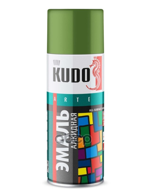 275 р. Краска-Спрей Kudo Универсальная Фисташковая (520Мл) (Ku-1008) Kudo арт. KU-1008  с доставкой в г. Кемерово