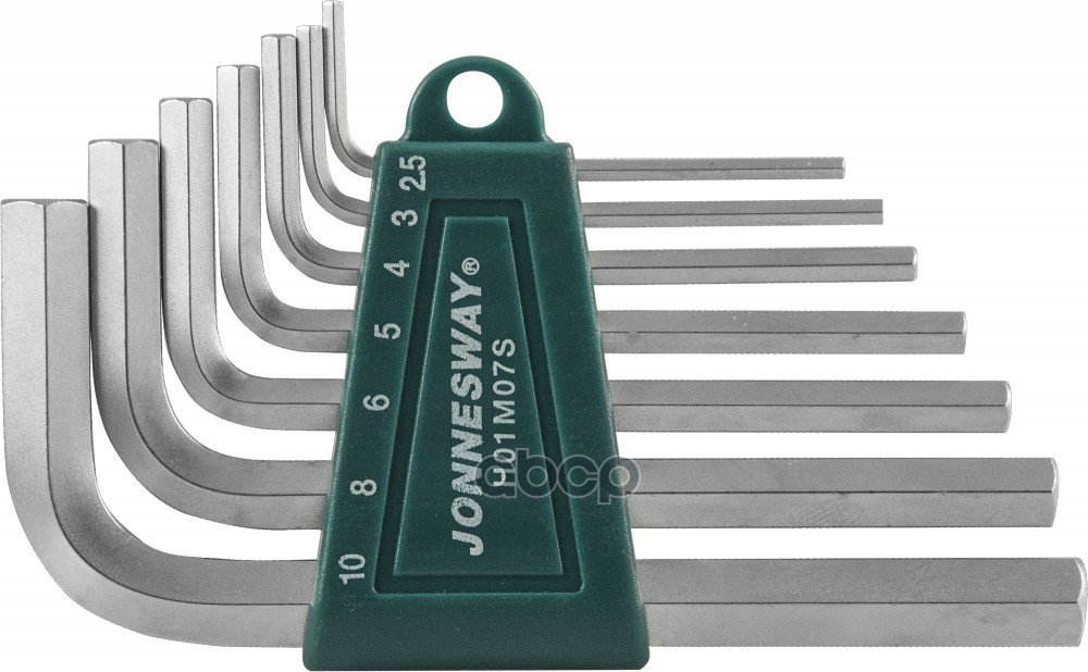 1 189 р. Набор Шестигранников 7 Предметов 2,5-10Мм Jonnesway (H01m07s) Jonnesway арт. H01M07S  с доставкой в г. Кемерово