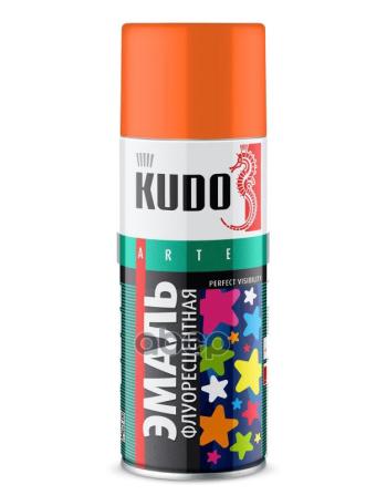 379 р. Краска-Спрей Kudo Флуоресцентная Оранжево-Желтая (520Мл) (Ku-1205) Kudo арт. KU-1205  с доставкой в г. Кемерово. Увеличить фотографию 1