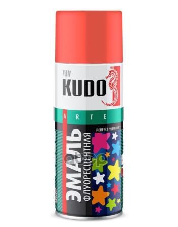 379 р. Краска-Спрей Kudo Флуоресцентная Оранжево-Красная (520Мл) (Ku-1206) Kudo арт. KU-1206  с доставкой в г. Кемерово. Увеличить фотографию 1