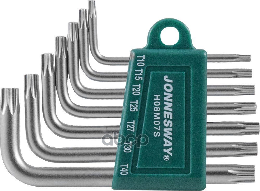 1 449 р. Набор Ключей Torx 7 Предметов Т10-Т40 Jonnesway (H08m07s) Jonnesway арт. H08M07S  с доставкой в г. Кемерово