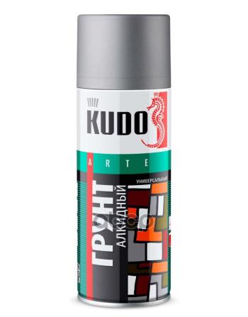 Грунт-Спрей Kudo Универсальный Алкидный Серый (520Мл) (Ku-2001) Kudo арт. KU-2001