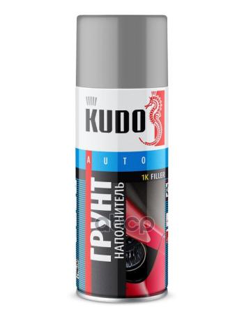 Грунт-Спрей Kudo 1К Наполнитель, Серый, Акриловый (520 Мл) (Ku-2201) Kudo арт. KU-2201