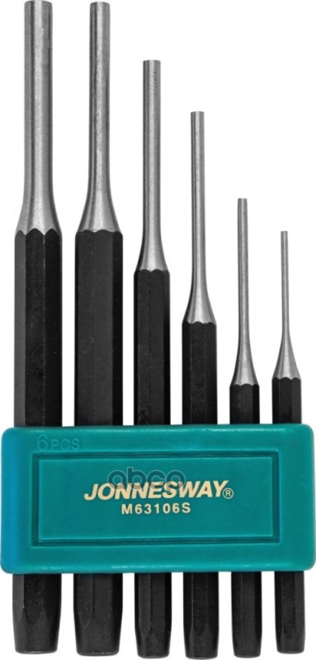 1 999 р. Набор Выколоток 6 Предметов (2-8 Мм) Jonnesway (M63106s) Jonnesway арт. M63106S  с доставкой в г. Кемерово