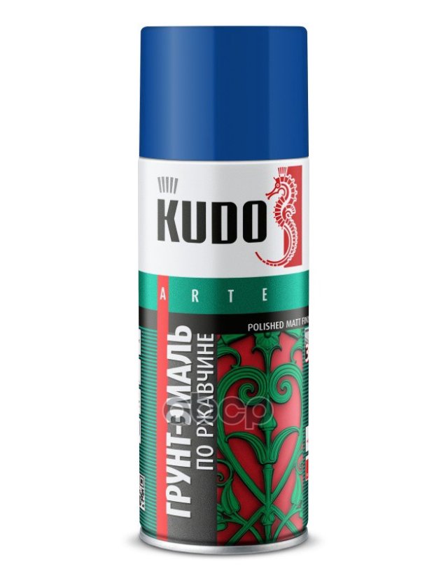 319 р. Грунт-Эмаль Kudo По Ржавчине (3 В 1) Синяя Ral 5005 (520Мл) (Ku-315005) Kudo арт. KU-315005  с доставкой в г. Кемерово