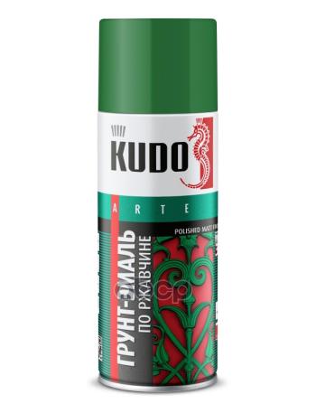 Грунт-Эмаль Kudo По Ржавчине (3 В 1) Зеленая Ral 6002 (520Мл) (Ku-316002) Kudo арт. KU-316002