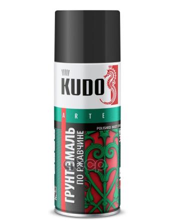 Грунт-Эмаль Kudo По Ржавчине (3 В 1) Черная Ral 9005 (520Мл) (Ku-319005) Kudo арт. KU-319005