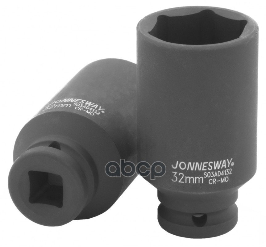 1 229 р. Головка Ударная Торцевая 32Мм (12) Высокая Jonnesway (S03ad4132) Jonnesway арт. S03AD4132  с доставкой в г. Кемерово