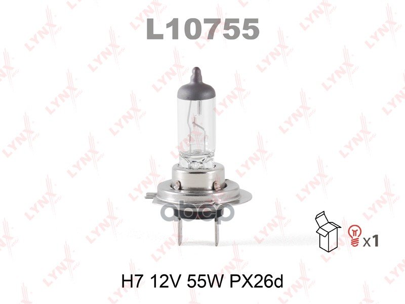 255 р. АЛампа  H7 55W,12V LYNXauto арт. L10755  с доставкой в г. Кемерово