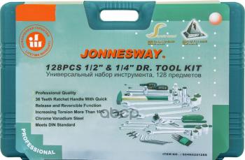 44 699 р. Набор Инструмента 128 Предметов 14,12 Jonnesway (S04h524128s) Jonnesway арт. S04H524128S  с доставкой в г. Кемерово. Увеличить фотографию 4