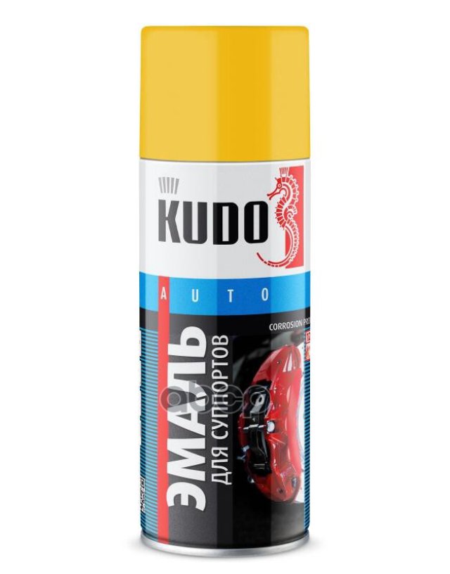 439 р. Краска-Спрей Kudo Для Суппортов Желтая (520Мл) (Ku-5213) Kudo арт. KU-5213  с доставкой в г. Кемерово
