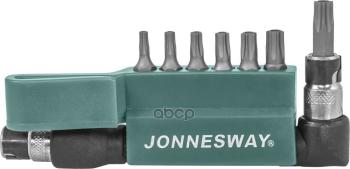 929 р. Набор Бит Torx (Звездочки) T10-T40 С Отверст. 8 Предм. Jonnesway (S08h2st8s) Jonnesway арт. S08H2ST8S  с доставкой в г. Кемерово. Увеличить фотографию 1