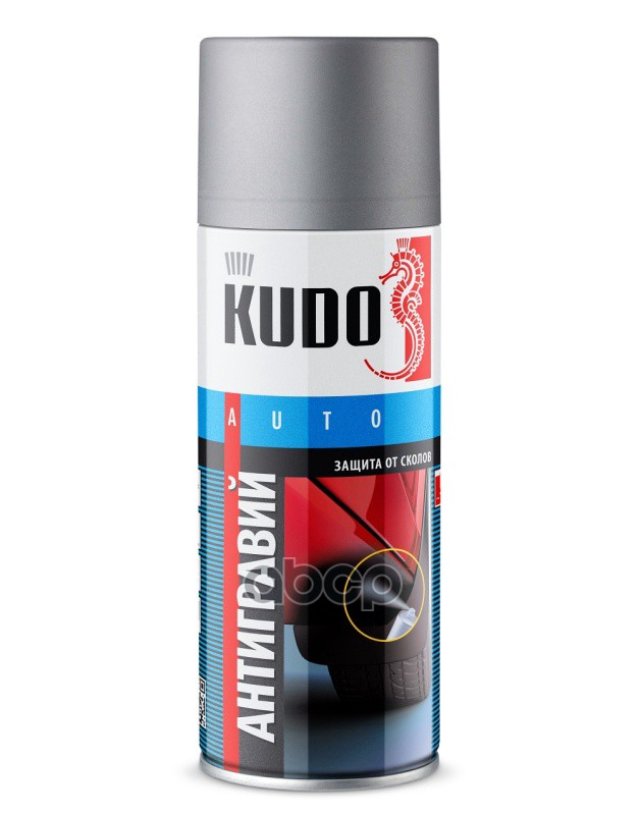 439 р. Мастика-Антигравий Kudo Серый (520Мл) (Ku-5221) Kudo арт. KU-5221  с доставкой в г. Кемерово