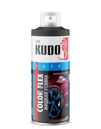 619 р. Резина Жидкая Kudo Черная (520 Мл) Color Flex (Ku-5502) Kudo арт. KU-5502  с доставкой в г. Кемерово. Увеличить фотографию 1