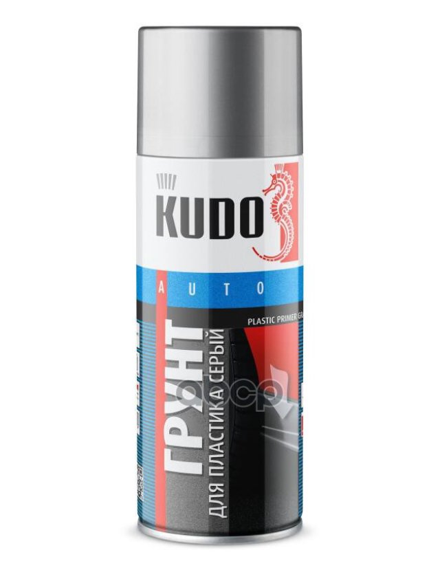 389 р. Грунт-Спрей Kudo Для Пластика Серый Акриловый (520Мл) (Ku-6020) Kudo арт. KU-6020  с доставкой в г. Кемерово