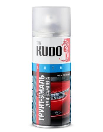 379 р. Краска-Спрей Kudo Для Бампера Черная (520Мл) (Ku-6202) Kudo арт. KU-6202  с доставкой в г. Кемерово. Увеличить фотографию 1