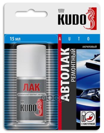 168 р. Лак Kudo Бесцветный (15 Мл) Кисточка (В Блист.) (Ku-70000) Kudo арт. KU-70000  с доставкой в г. Кемерово. Увеличить фотографию 1