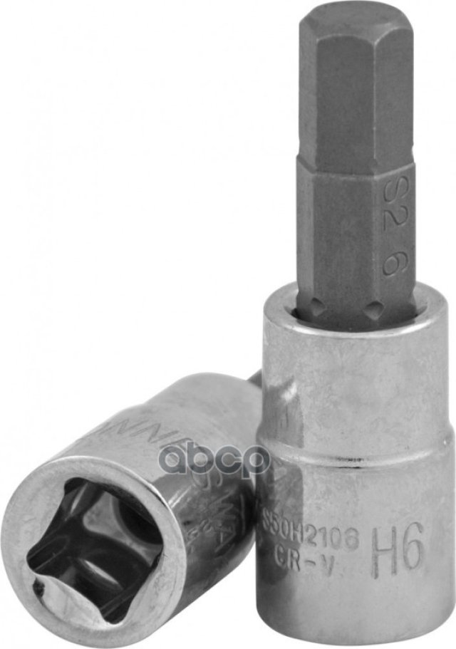 399 р. Головка Торцевая Со Вставкой Hex 6 (12) L=55 Мм S2 Jonnesway (S50h4106) Jonnesway арт. S50H4106  с доставкой в г. Кемерово