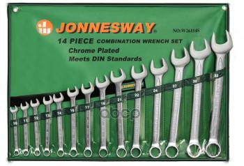 11 999 р. Набор Ключей Комбинированных 14 Шт. (Сумка) 10-32 Мм Jonnesway (W26114s) Jonnesway арт. W26114S  с доставкой в г. Кемерово. Увеличить фотографию 2