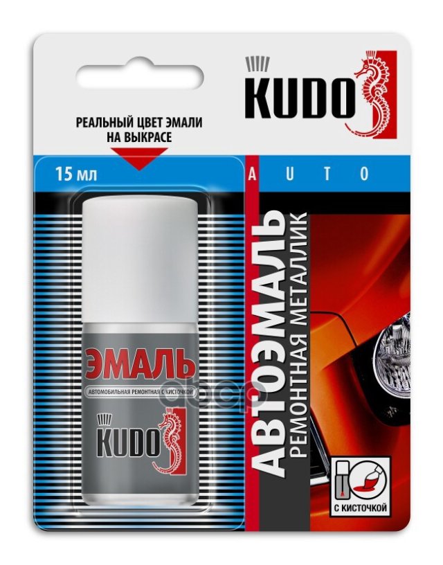 168 р. Краска-Кисточка Kudo Daewoo 95U Dove Silver (Стальная) ( Металлик) (Ku-72251) Kudo арт. KU-72251  с доставкой в г. Кемерово