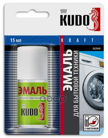 155 р. Краска-Кисточка Kudo Для Ванн, Белая (Ku-7K1301) Kudo арт. KU-7K1301  с доставкой в г. Кемерово. Увеличить фотографию 1
