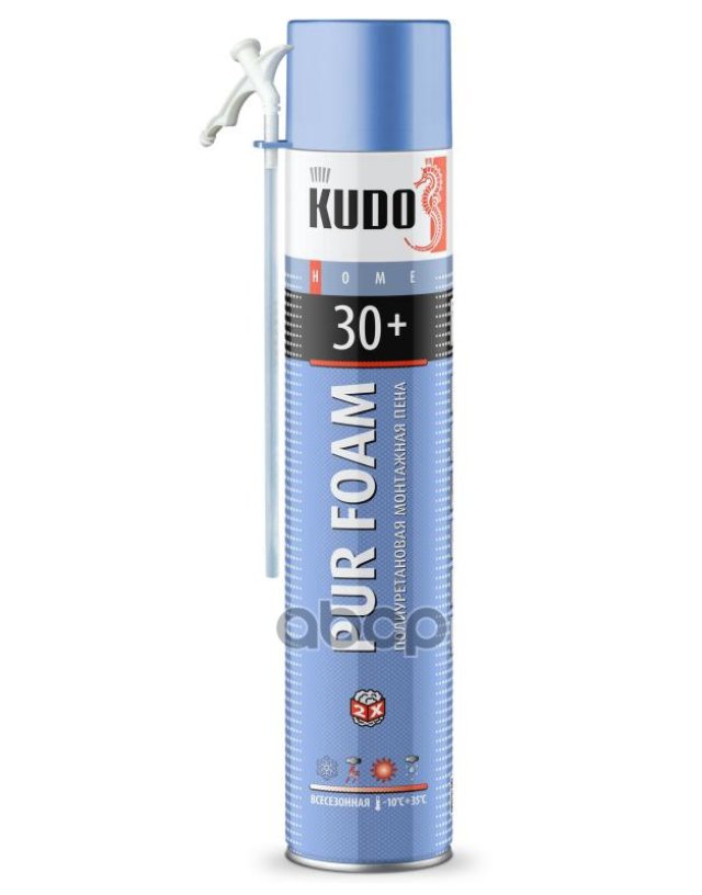 389 р. Пена Монтажная Бытовая Kudo Home 30+ (1000 Мл., 600 Гр.) Всесезонная (Kuph10u30+) Kudo арт. KUPH10U30+  с доставкой в г. Кемерово