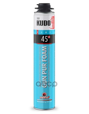549 р. Пена Монтажная Профессиональная  Kudo Home 45 (1000 Мл., 820 Гр.) Всесезонная Kudo арт. KUPHP10U45  с доставкой в г. Кемерово. Увеличить фотографию 1