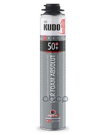589 р. Пена Монтажная Профессиональная  Kudo Proff 50+ (1000 Мл., 870 Гр.) Kudo арт. KUPP10S50+  с доставкой в г. Кемерово. Увеличить фотографию 1