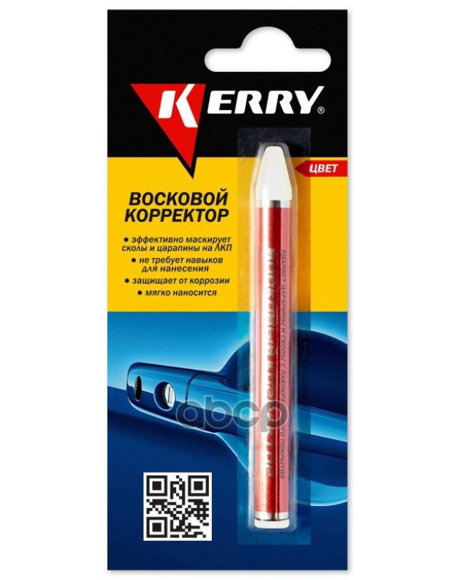 153 р. Восковой Корректор Kerry (Для Всех Оттенков Белого) (Kr-195-6) Kerry арт. KR-195-6  с доставкой в г. Кемерово