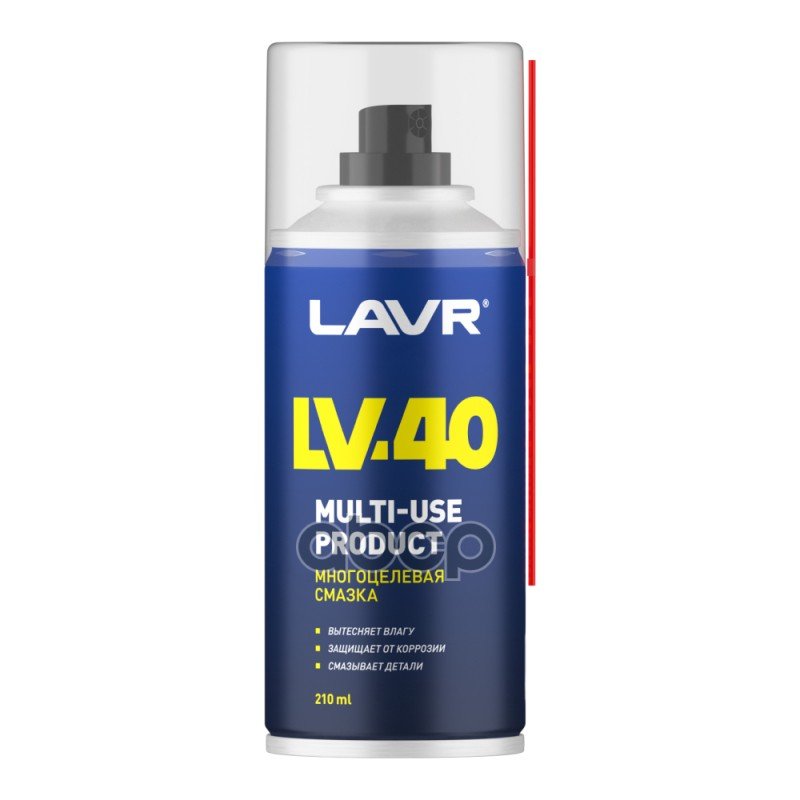 299 р. Смазка Универсальная Lavr Lv-40 Проникающая (210 Мл.) Аэрозоль (Ln1484) LAVR арт. Ln1484  с доставкой в г. Кемерово