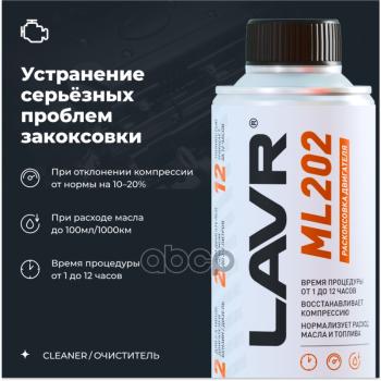 699 р. Жидкость Для Раскоксовывания Двигателя Lavr Ml202 (185 Мл.) Двигатель До 2Л (Ln2502) LAVR арт. Ln2502  с доставкой в г. Кемерово. Увеличить фотографию 2