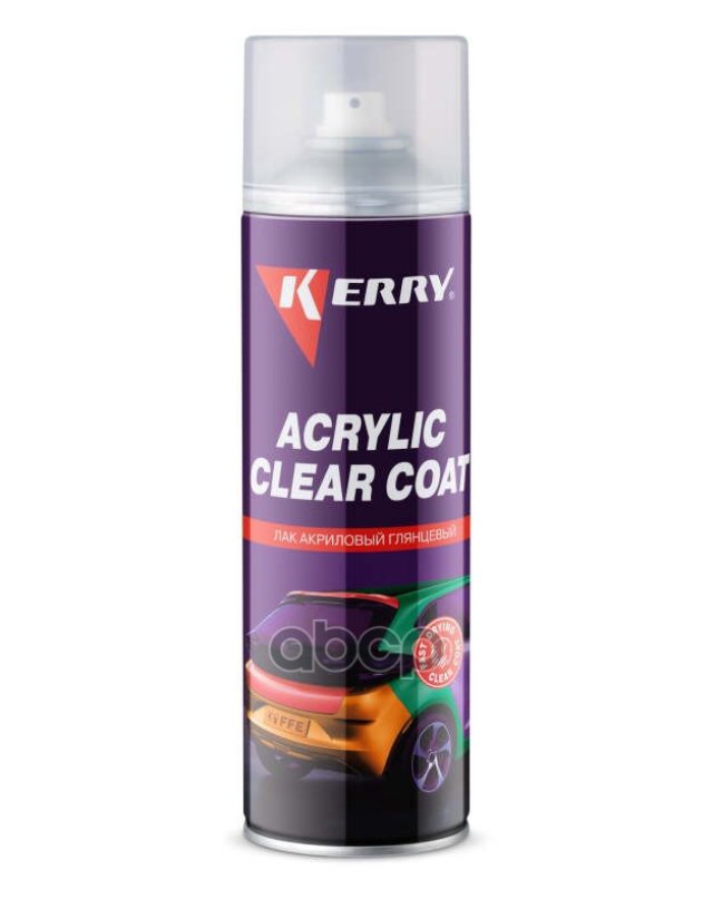 379 р. Лак Kerry Акриловый Acrylic Lacquer (650 Мл) Прозрачный, Глянцевый (Kr-605) Kerry арт. KR-605  с доставкой в г. Кемерово