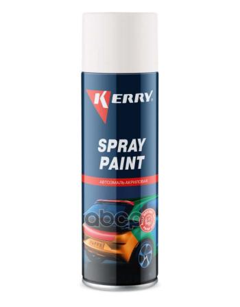 379 р. Краска-Спрей Kerry Spray Paint Акриловая Белая Матовая (650 Мл) (Kr-614) Kerry арт. KR-614  с доставкой в г. Кемерово. Увеличить фотографию 1