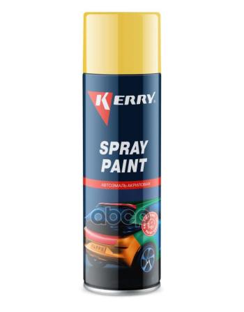379 р. Краска-Спрей Kerry Spray Paint Акриловая Жёлтая Глянцевая (650 Мл) (Kr-622) Kerry арт. KR-622  с доставкой в г. Кемерово. Увеличить фотографию 1