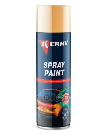 379 р. Краска-Спрей Kerry Spray Paint Акриловая Золото Глянцевая (650 Мл) (Kr-629) Kerry арт. KR-629  с доставкой в г. Кемерово. Увеличить фотографию 1