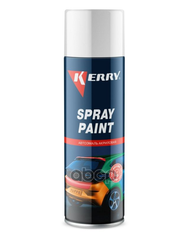 379 р. Краска-Спрей Kerry Spray Paint Акриловая Алюминий Глянцевая (650 Мл) (Kr-630) Kerry арт. KR-630  с доставкой в г. Кемерово