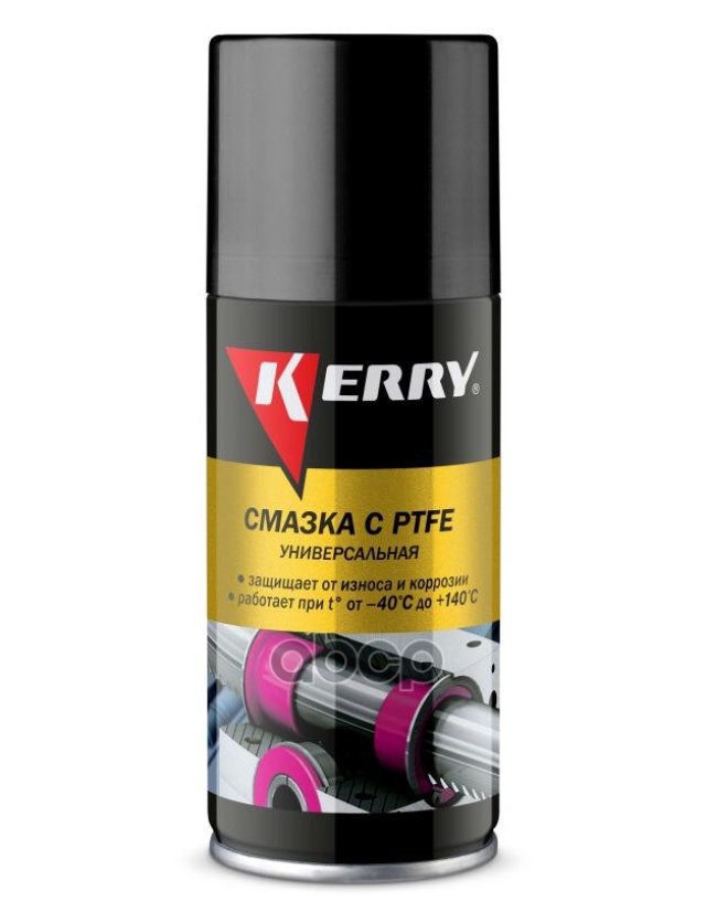 269 р. Смазка Тефлоновая Kerry  (210 Мл) Аэрозоль. (Kr-938-1) Kerry арт. KR-938-1  с доставкой в г. Кемерово